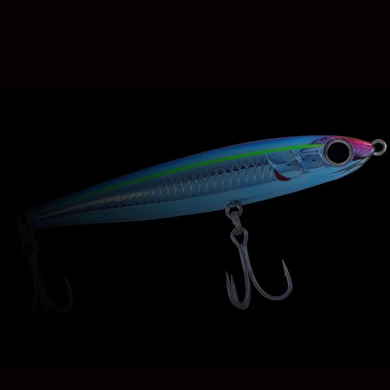 Фото Воблер-слайдер DARK SKERRY Flying Slider Pencil Lure 110мм/39г, бионическая искусственная приманка, специально разработанная для ловли крупной рыбы, 4X # 2 тонущих воблера №3