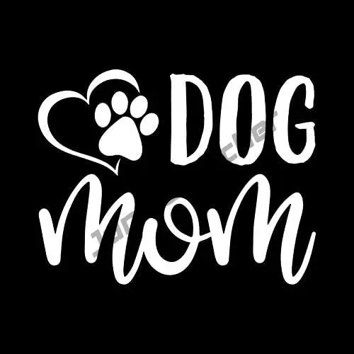 

Dog Mom Paw Heart Vinyl Car Stickers Funny Cars Trucks Vans SUVs Walls Cups Laptops Cover Scratches Sunscreen Decal Accessories