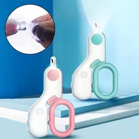 pet dog cat nail led light scissors for dog grooming tool trimmer pet nail clippers products avoid over cutting j1x0