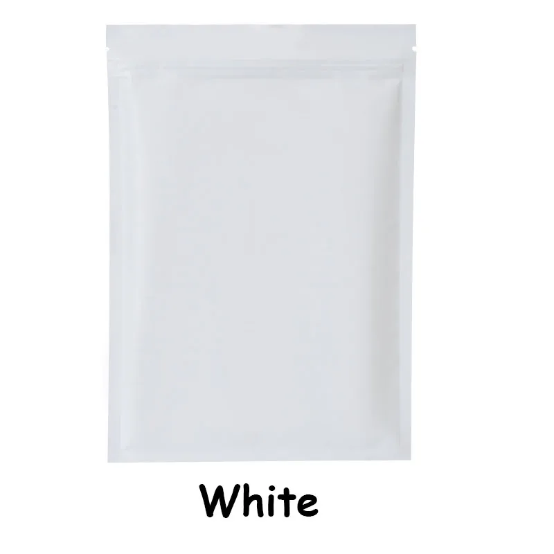 Матовые плоские пакеты из алюминиевой фольги с молнией