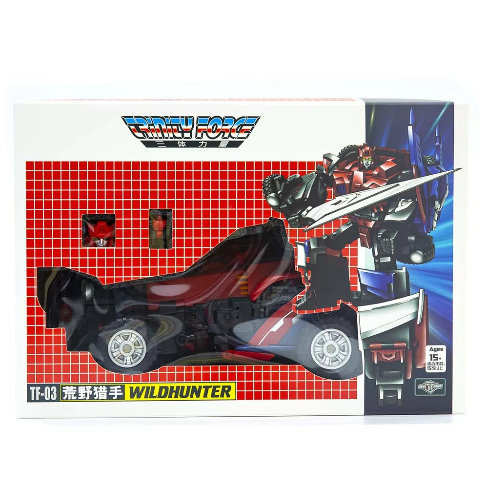 

Новинка, ФК, ФК, внедорожник WildHunter, черная экшн-фигурка Caesar TF030