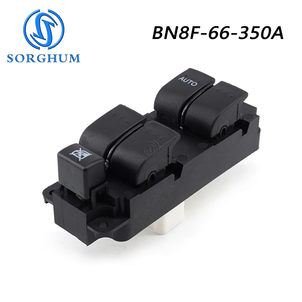 

SORGHUM BN8F-66-350A For 2004-2009 Mazda 3 Front Left Drive Side 10 Pins Power Window Regulator Control Switch BN8F66350A