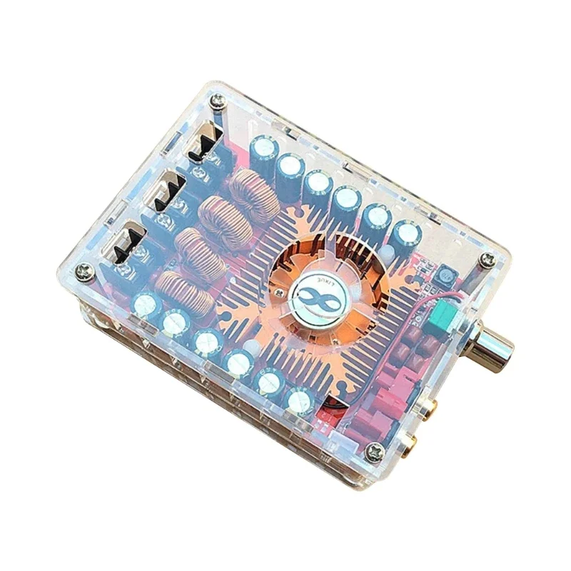 

DigitalStereo TDA7498E Усилитель мощности Аудиоплата с охлаждающим вентилятором 160Wx2 Sound E8BC