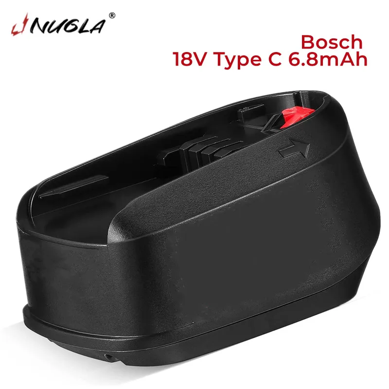 

18V 6800mAh Li-ion Battery for Bosch 18V PBA PSB PSR PST Bosch Home & Garden Tools (only for Type C) AL1830CV AL1810CV AL1815CV
