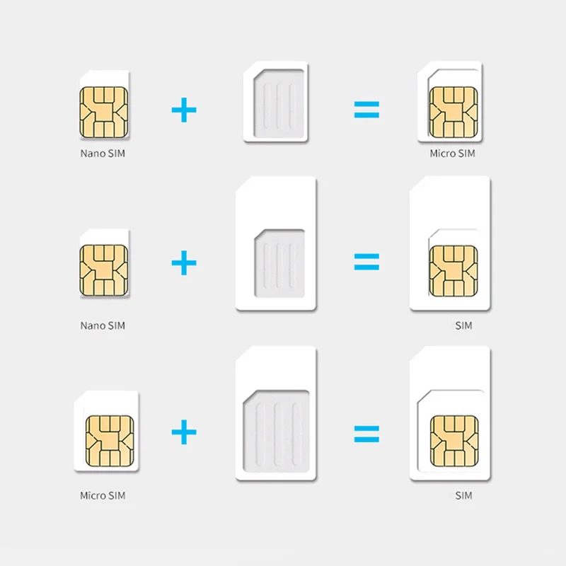 Black Nano SIM Card To Micro Standard Adapter Converter Sets Sim Card Tool for Phone Accessories images - 6