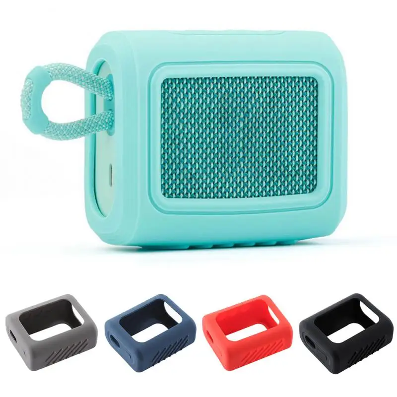 

Dust-proof Silicone Case Protective Cover Shell Anti-fall Speaker Case for GO 3 GO3 Speaker Accessories