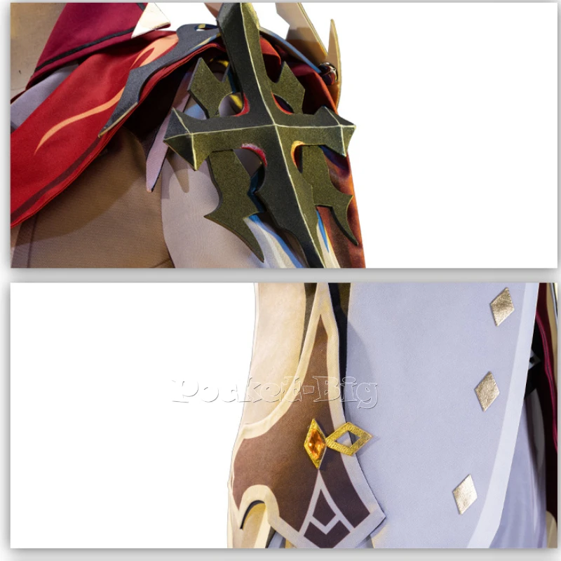 Новая игра геншин ударт Косплей тартаглия аджакс костюм ударный Кошмар перед