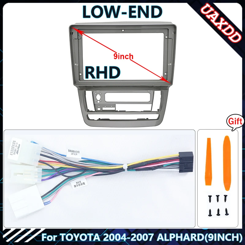 

Для TOYOTA 2003-2007 ALPHARD 9 дюймов RHD автомобильный CD радио Android стерео аудио экран мультимедийный видеоплеер навигация жгут рамка
