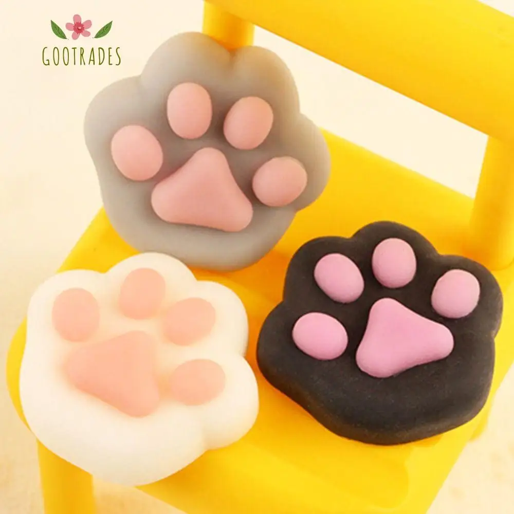 Мини-игрушка для сжатия кошачьей лапы силиконовая игрушка декомпрессии плюшевые