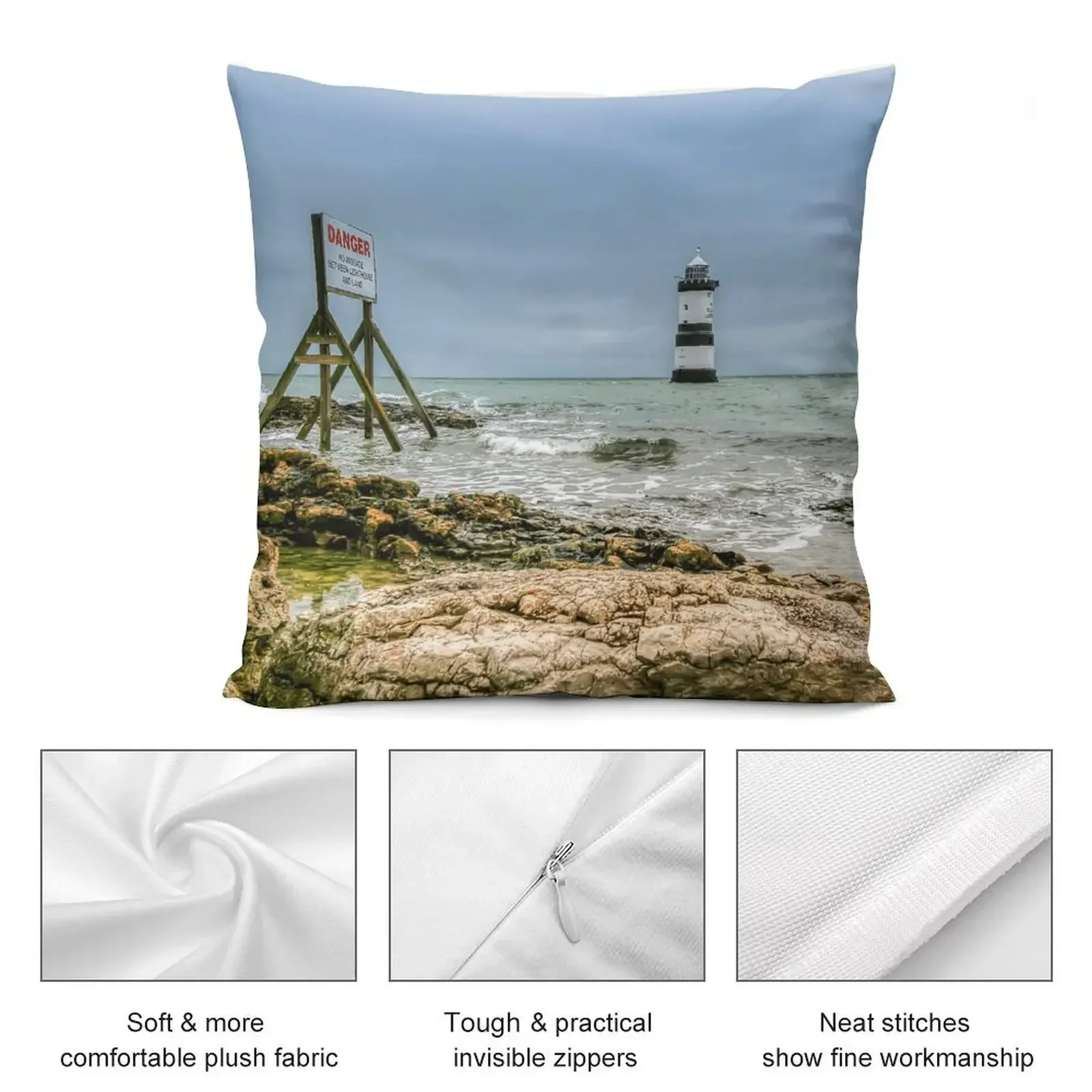 Декоративная подушка Penmon Point Lighthouse Anglesey