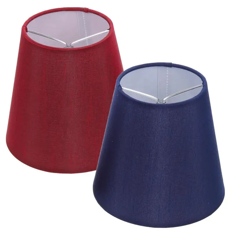 

2Pcs Cloth Art Lampshade Delicate Lamp Cover Modern Lampshade Lamp Cover Replacement Lamp Cover