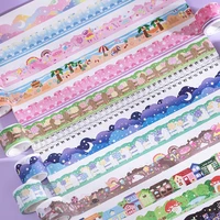 confession diary series decorative adhesive tape cloud flower masking washi tape diy scrapbooking sticker label stationery