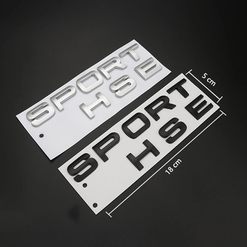 

Car Sticker For Sport Hse Emblem Abs Plastic Trunk Decal Decoration For Land Rover Td4 Sdv8 Badge 2017 2015 Auto Accessories