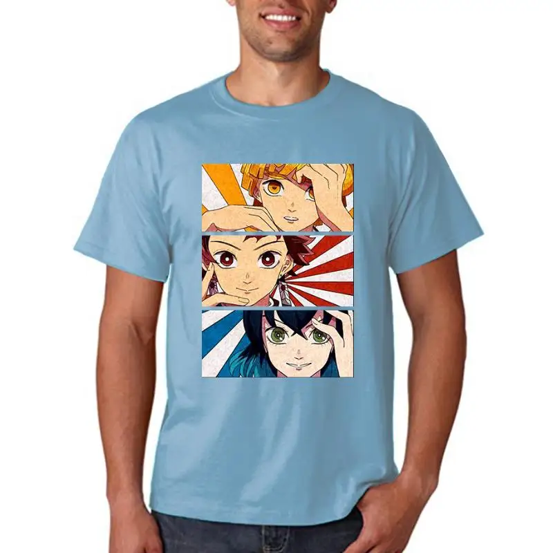 

Demon Slayer Anime Print T Shirts Women Summer Short Sleeve O Neck Streetwear Tee Shirt Female Loose Harajuku Streetwear Tops