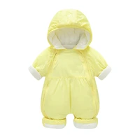 newborn baby clothes warm and thick autumn and winter suits little baby jumpsuits rompers hugging winter clothes