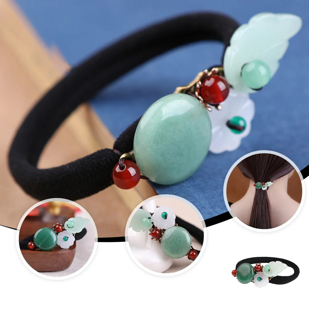 Резинка для волос резинки с хвостиком шикарные женские ленты Hanfu ретро Liuli