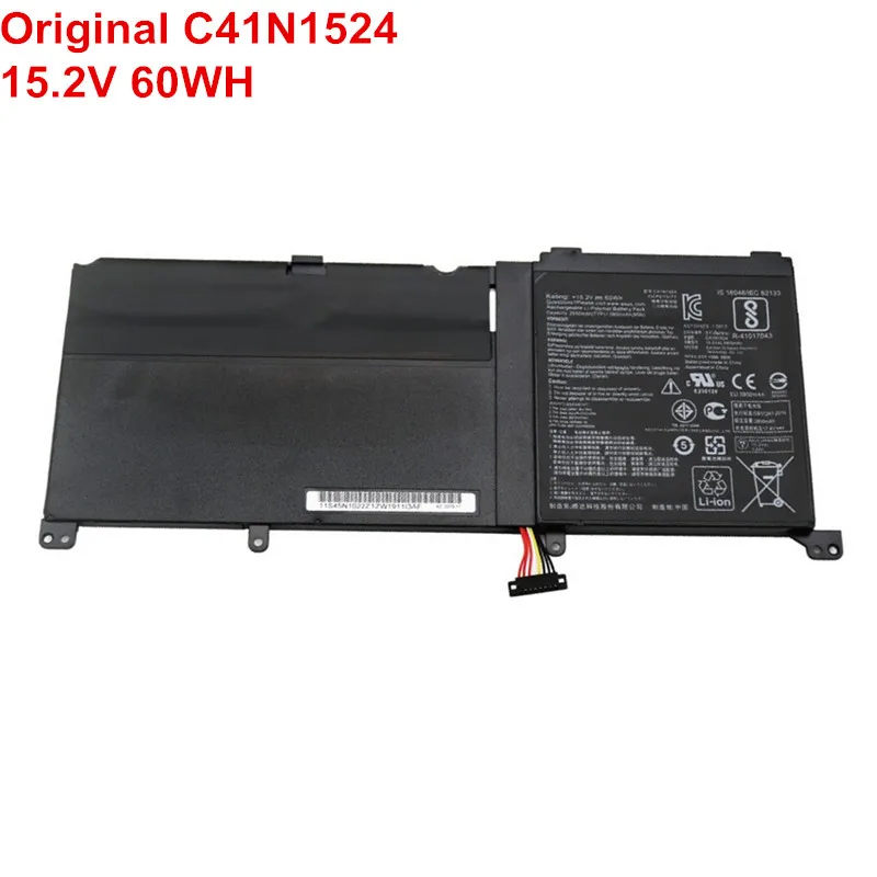 

15.2V 60WH New Original C41N1524 Battery Laptop For ASUS Zenbook Pro UX501VW UX501JW G501VW N501VW G501VW-FY081T N501JW-2B