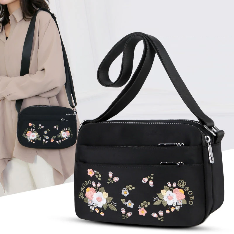 

Small Oxford Crossbody Bags Women Casual Floral Fashion Female Shoulder Bag Pack Travel Zipper Handbag Tote Ladies Messenger Bag