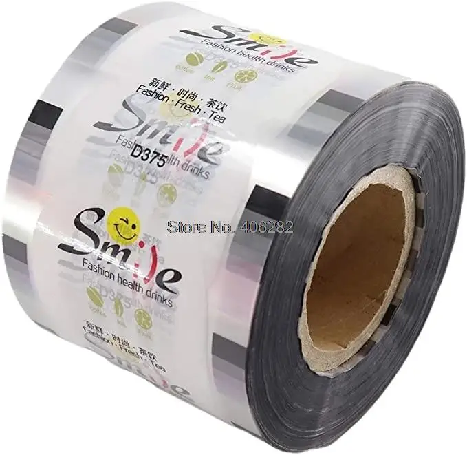 

3000PCS Cup Sealer Film Bubble Boba Tea Cup Sealing Film Printing Healthy Material for 95-105mm PP Plastic Cups