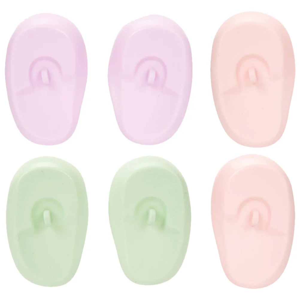 

3 пары, силиконовые чехлы для защиты ушей от покраски волос