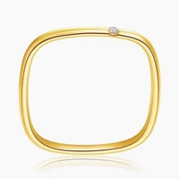 brand design square rings for women fashion trendy wedding date shopping dance jewelry new hot
