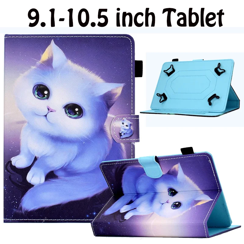

Universal Flip Stand Leather 10 inch Tablet Protector Case for Tablet 9.7 10.2 10.5 inch iPad Samsung Lenovo Tab Huawei Matepad