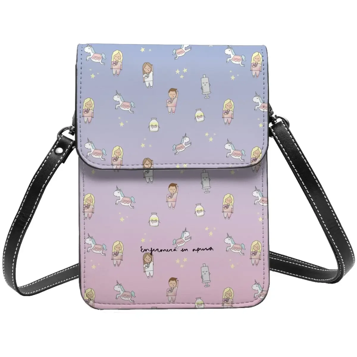 

Сумка-кошелек женская кожаная для телефона, с отделением для карт