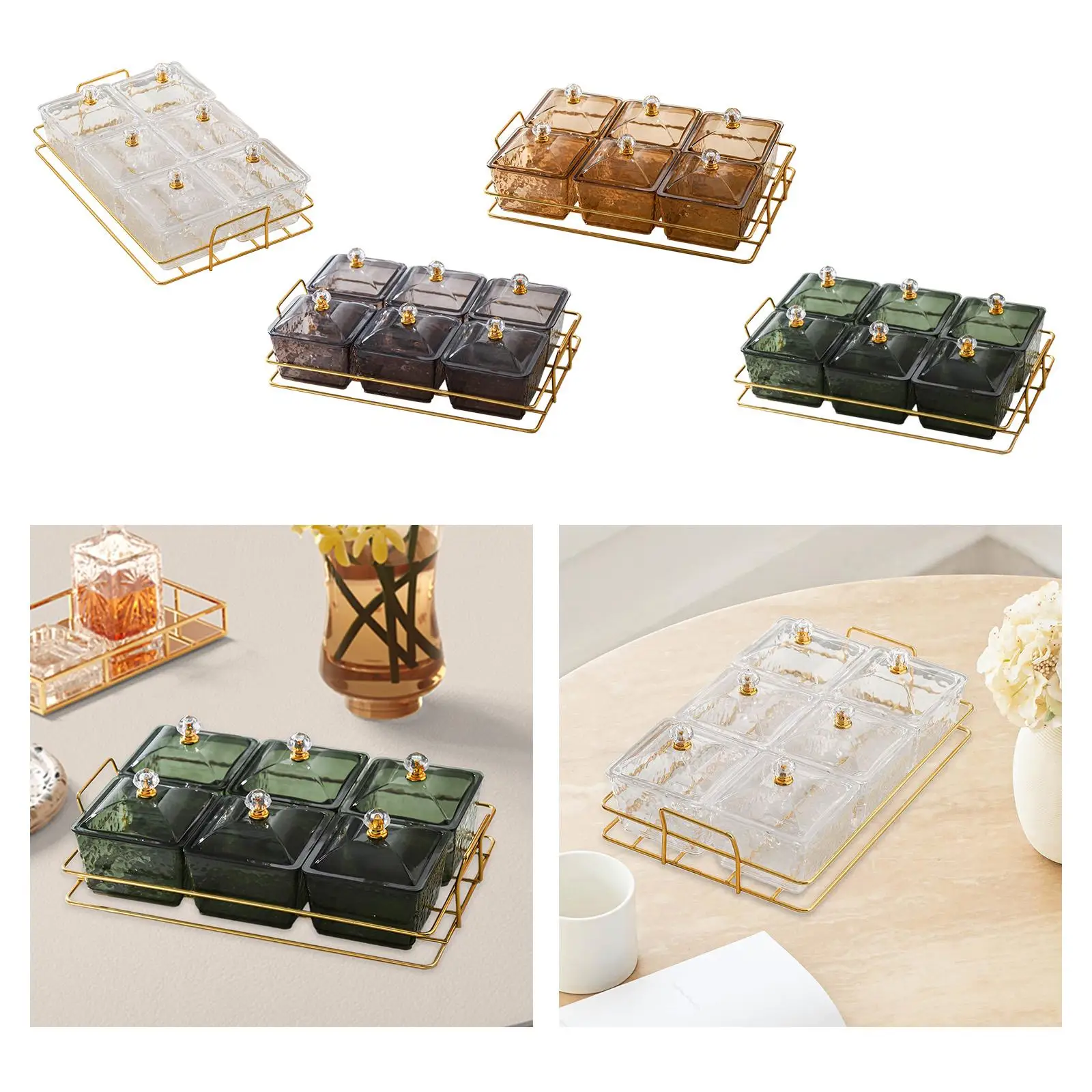 Сервировочные чаши с крышками Сервировочная тарелка для праздничной кухни