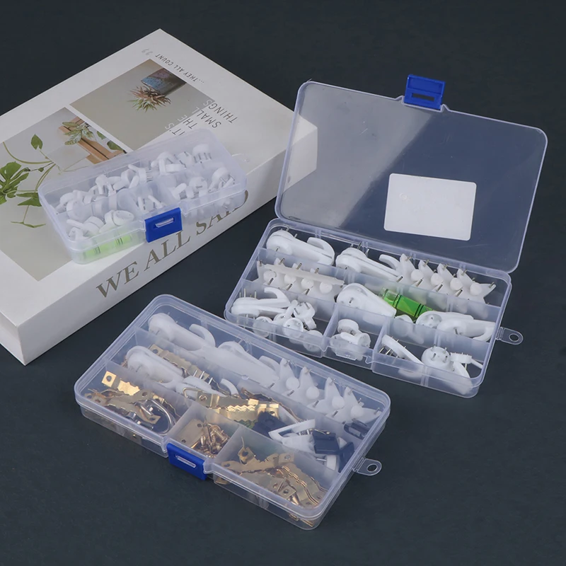 

Настенные крючки для фотографий, 1 комплект, тяжелая рамка, крепкий Набор для фиксации ногтей, крючок для ногтей, пластиковая картина, фотора...