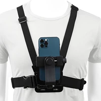 mobile phone chest mount harness strap holder cell phone clip action camera pov for huawei samsung iphone plus