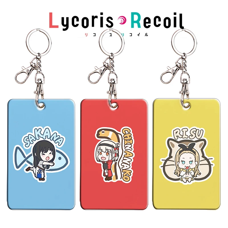 Anime Card Sleeve Lycoris Recoil Kurumi Inoue Takina Holder Case Bag