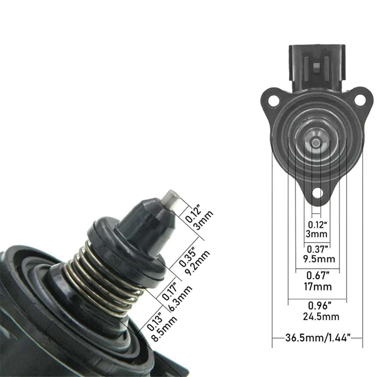 Клапан холостого хода 18117-58J00 для Suzuki Wagon R MH21S MR MF22S MG22S Carry DA63T Scrum DG64V 18117-67H10