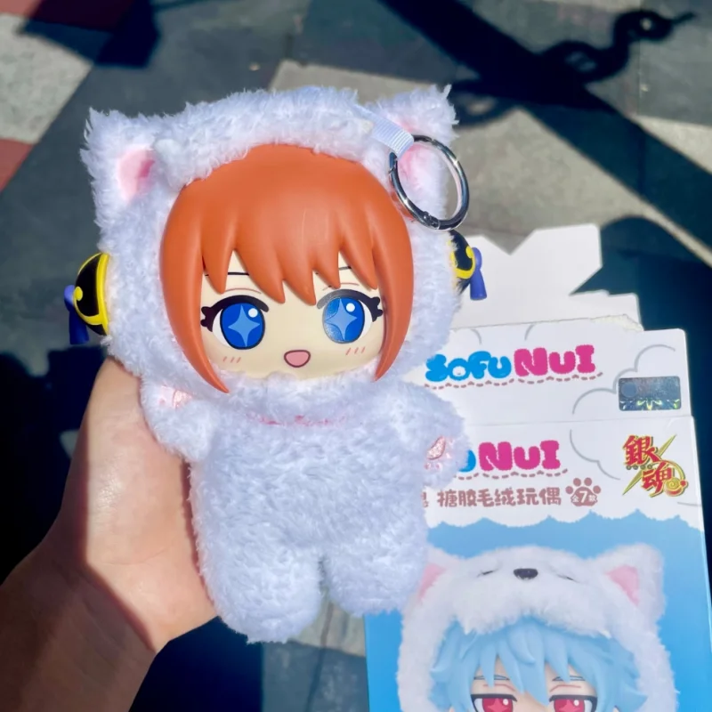 Фото Коллекционная виниловая фигурка Gintoki Sakata из серии Blind Box от Bandai Namco SofuNui Gintama: оригинальная милая загадочная коробка-сюрприз, подарок-сюрприз №4