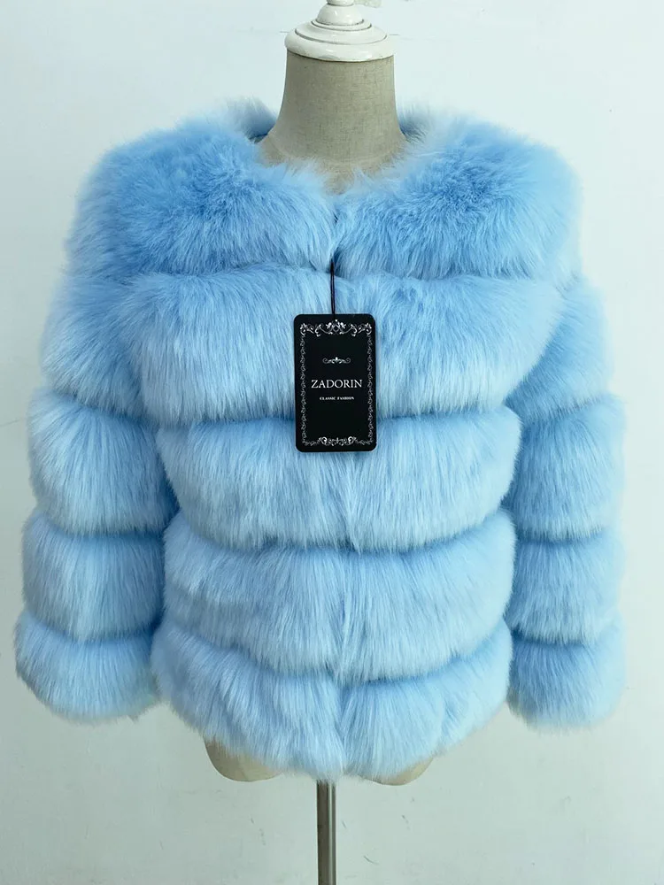 NoEnName_Null Limited Women's Winter Coats Women Jacket Fox Fur Fur Thick Winter High Street Other No Real Fur Jackets