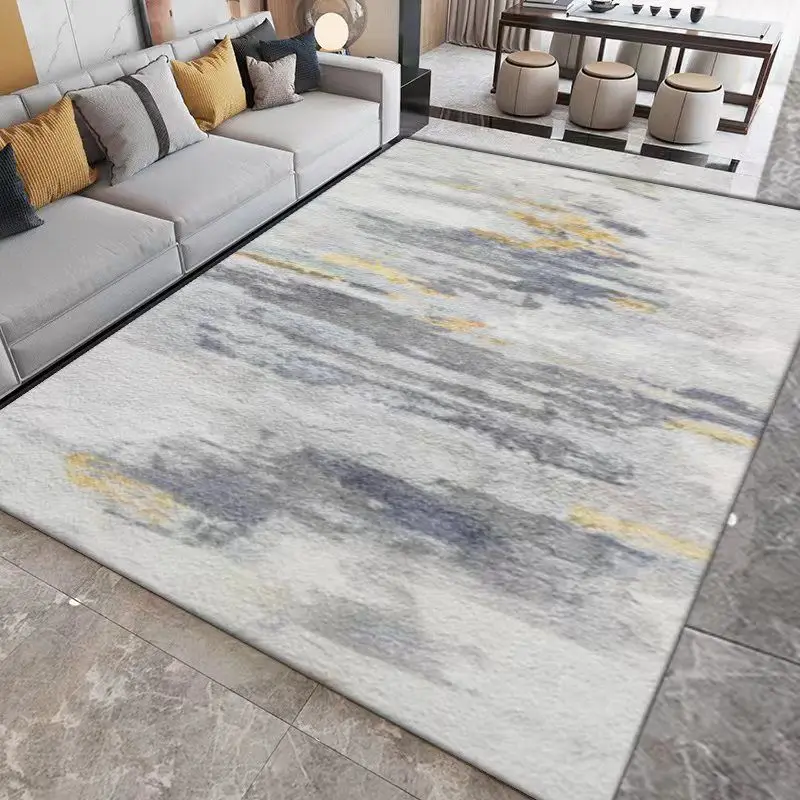 

Скандинавские искусственные Роскошные коврики для гостиной, утолщенные Современные Простые Декоративные Коврики для спальни, пушистые мягкие большие коврики, Настраиваемые