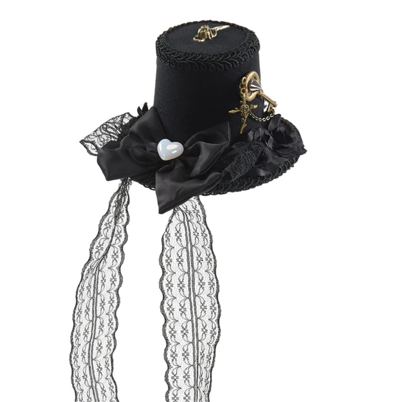 

Steampunk Top Hat Halloween Bowler Top Steampunk Traveler Hat Goth Top Hat