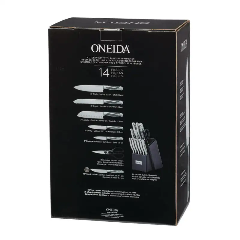 

Cutlery Block Set with -In Sharpener