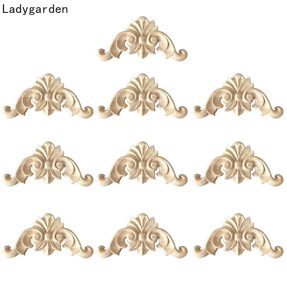 

10 шт., декоративные деревянные фигурки, 4-20 см