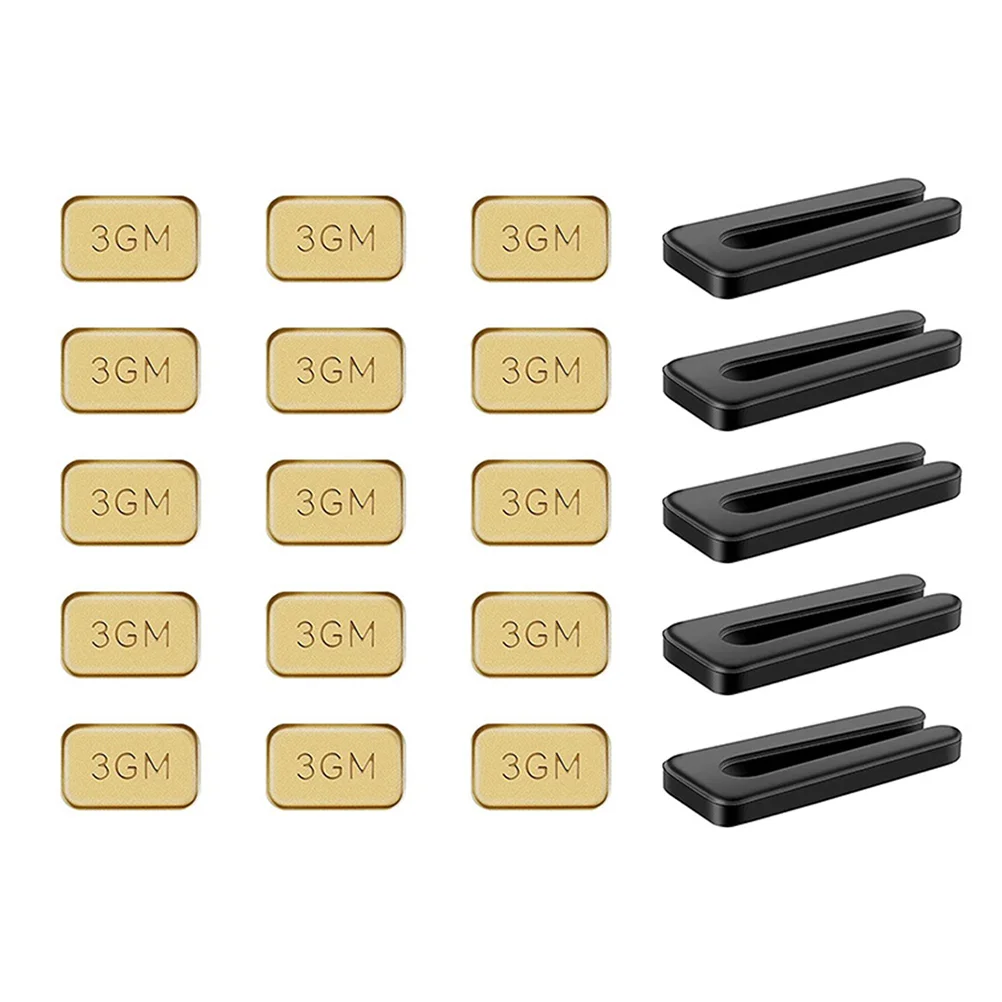 

5 Sets Fan Balancing Kit Useful Ceiling Fan Blades Kit Fan Balancing Tool Balancing Clips and Self-Adhesive Weight Kit