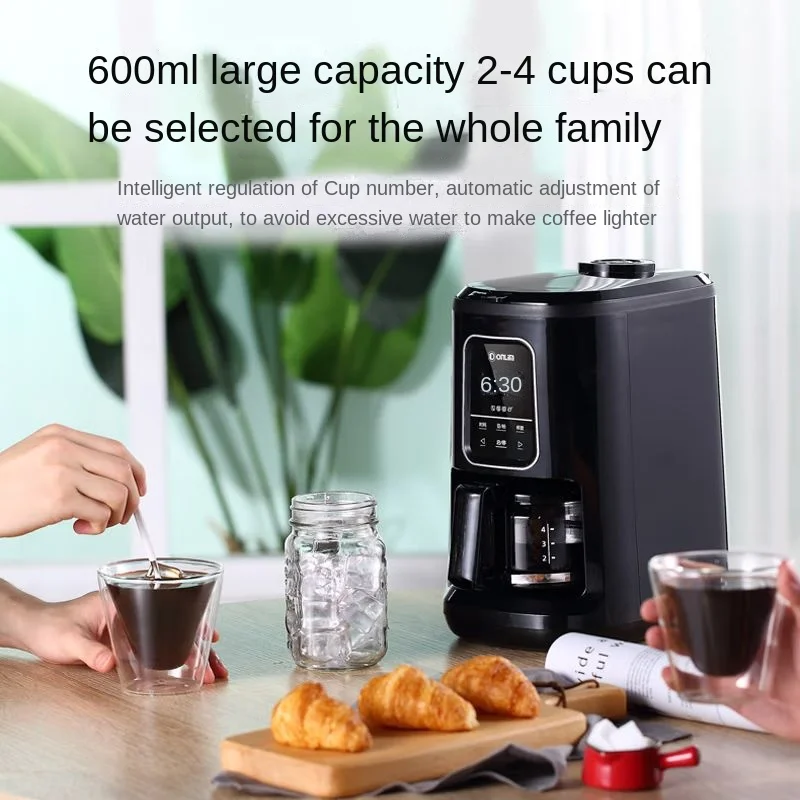 

Donlim-máquina de café en polvo de grano para el hogar, molinillo de doble propósito opcional, DL-KF1061 automática