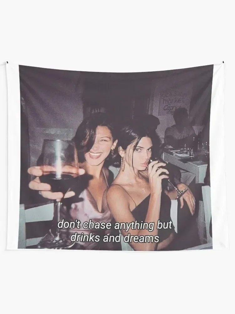 Гобелен Bella Хадид И Кендалл Дженнер украшение в эстетике Настенный декор