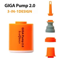 giga pump 2 0 3 in 1 portable mini electric inflator usb charging outdoor air pump air mattress boat vacuum pump camping latern
