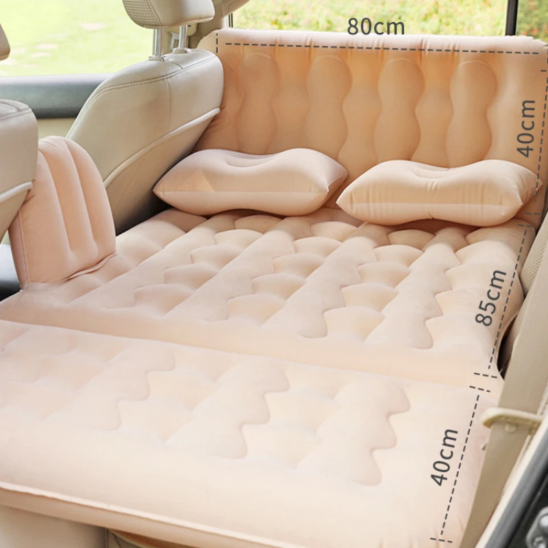 

Car Travel Folding Air Mattress with Storage Foot Pier Ultralight Inflatable Mattress Back Seat for Adults Kids Outdoor Sleeping