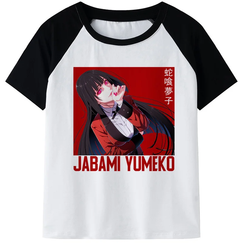 

Kakegurui Anime Print T Shirt Women Short Sleeve Summer Casual Tops Harajuku Jabami Yumeko Manga T Shirt Ulzzang T-shirt Female