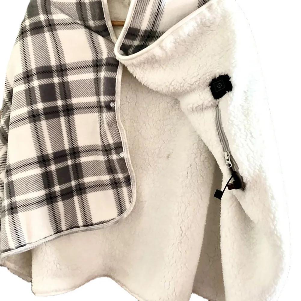 Одеяло с электрическим подогревом USB 5 В 3 режима передачи теплый носимый ковер