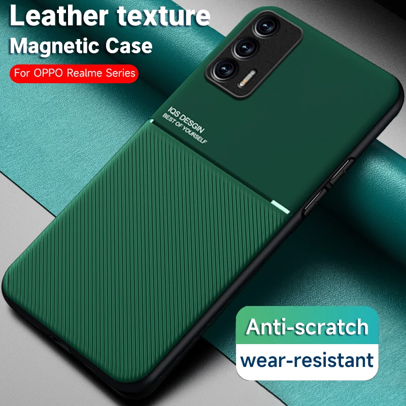 

Luxury Leather Matte Case For Realme GT Neo Master Edition Q3 Q2 Pro 6 7 Pro 7i V5 5G C11 C12 C17 Narzo 20 Pro 30A Phone Cover