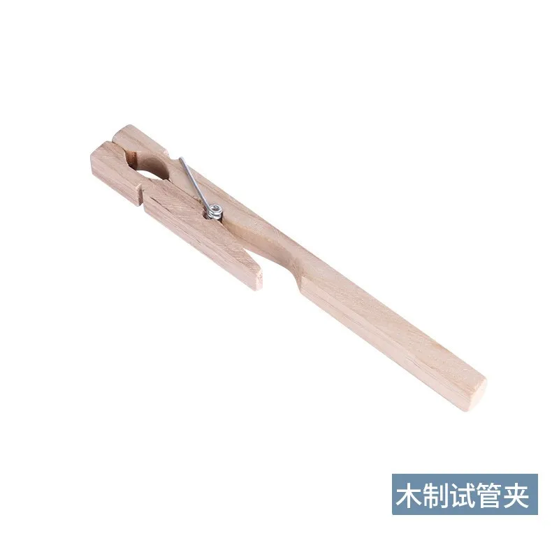 

Wooden test tube holder Clamping width ≤ 20mm Teaching instrument tube clamp Laboratory equipment