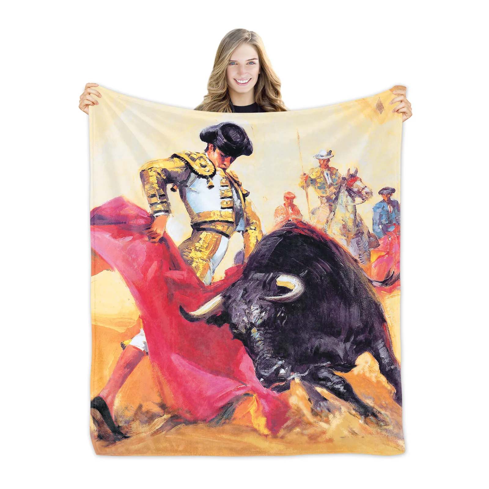 Испанское одеяло Matador Bullfight чехол для дивана дизайнерский мягкий удобный