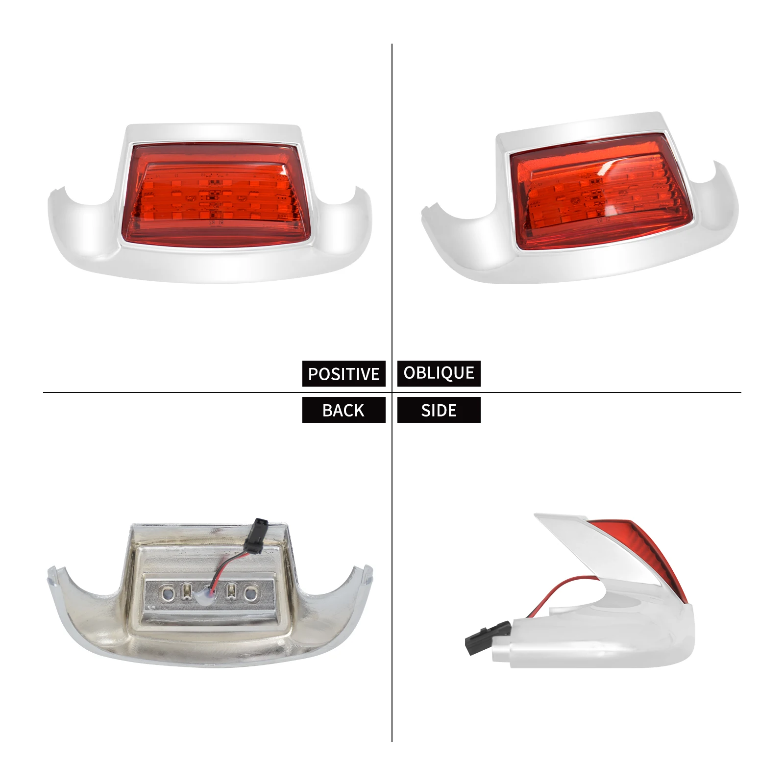 Мотоциклетный фонарь с передним наконечником для крыльев лампа фар Harley Touring Road King