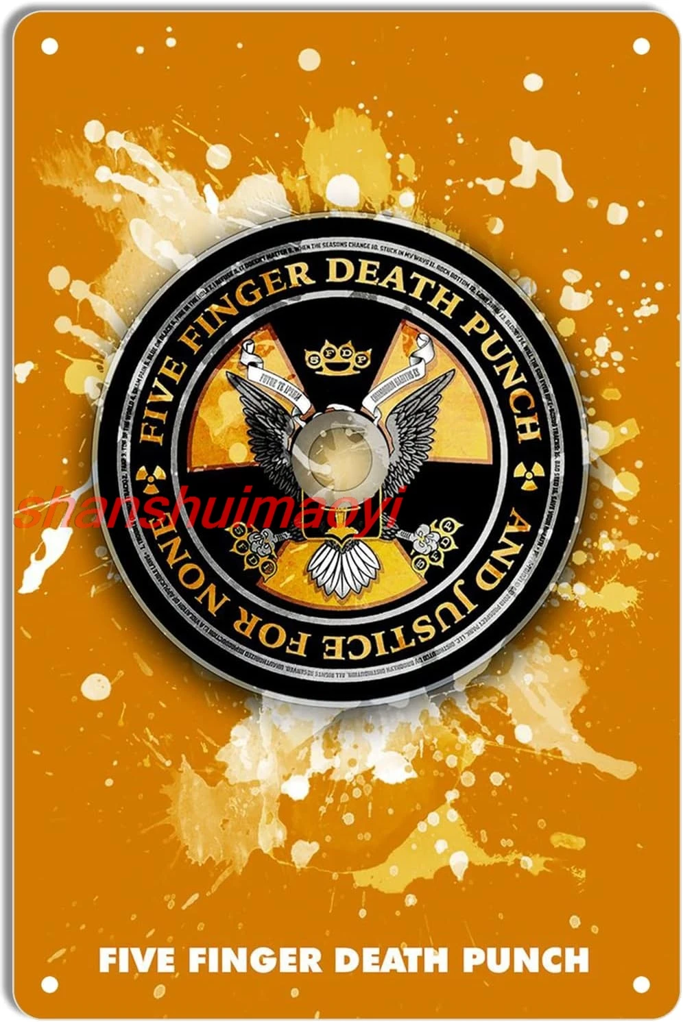 Металлическая вывеска STOOKI Five Finger Death Punch